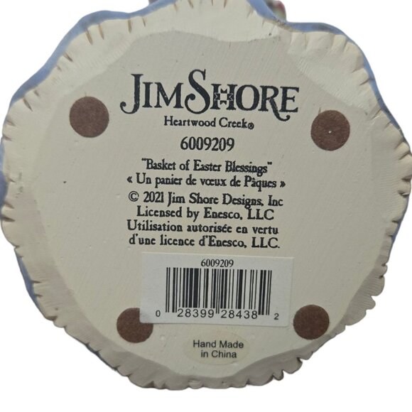 Basket Of Easter Blessings Angel Figurine Jim Shore Heartwood Creek 2021 - Picture 3 of 16